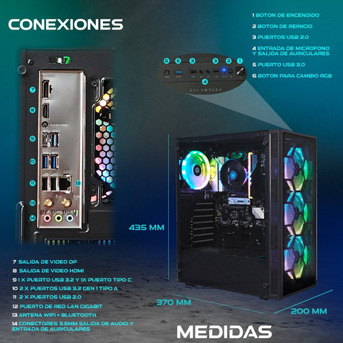 Pc Gamer Amd Ryzen 8700g 32gb Ddr5 1tb Ssd Radeon 780m Msi