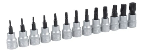 Juego Dados Torx 5 Puntas Con Seguro T8 - T60 // Urrea