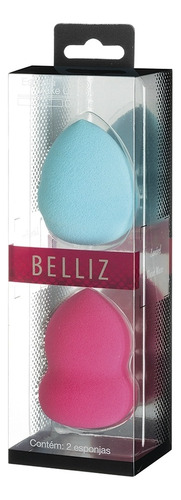 Belliz Esponja Make Up 360° Double Pack Para Maquiagem Cod