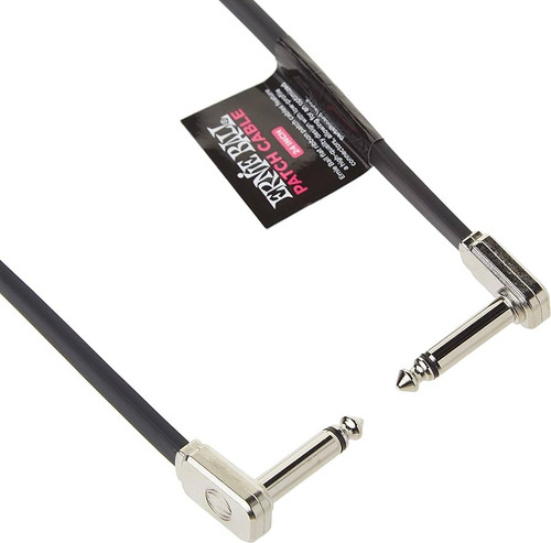 Cable de pedal Ernie Ball Flat Ribbon 6 con conector P10l de 16 cm