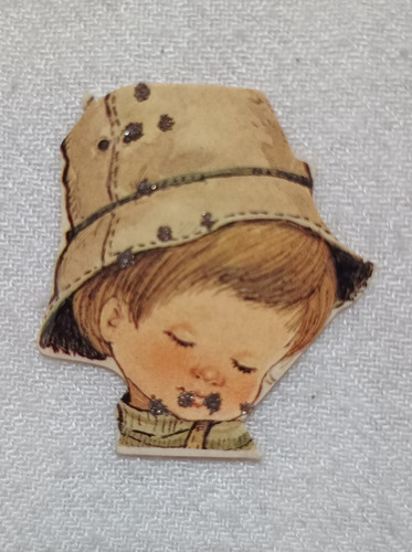 Figuritas Con Brillantina De Sarah Kay Sarah Kay Rostros De Sarah Kay Y Niño (Usado)