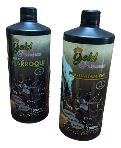 Alisado MarroquĂ 1 Litro Gold Princess