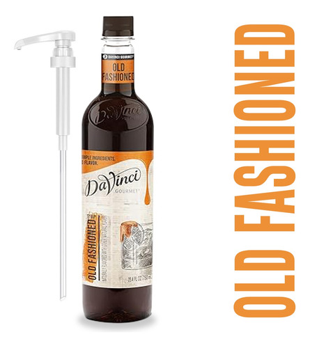 Dispensador Plastico Para Saborizante Sabor A Old Fashioned.