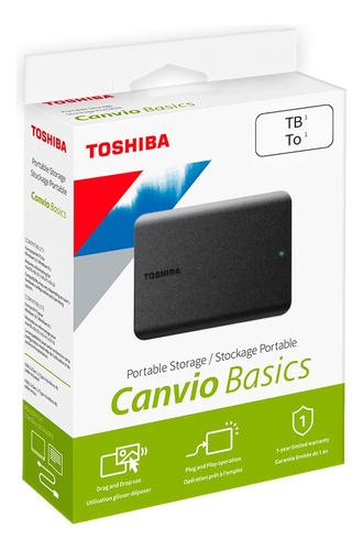Disco Hdd Externo Toshiba Canvio Basics 4tb 2.5 