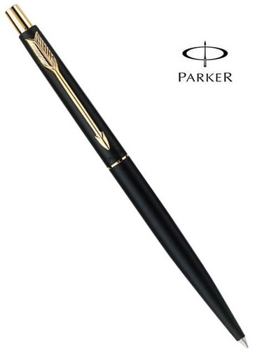 Lapicero Parker Classic Negro Mate Bañado Oro Nuevo Blister