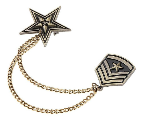 Charm Insignias Pentagrama Broche Joyas Para Mujeres Hombres