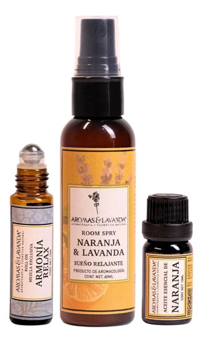 Kit Citrus Relax, Romero Lavanda Naranja, Ambiente Fresco