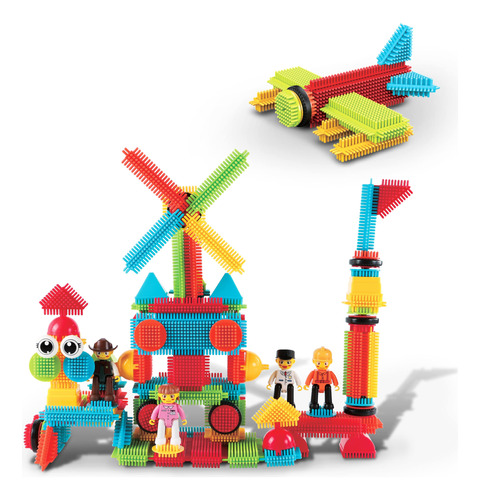 Picasso Toys - Juego De 116 Piezas De Bloques De Construcci.