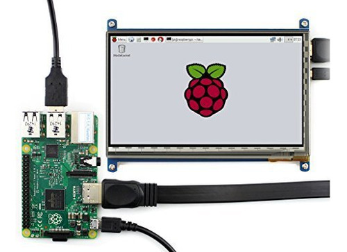 Waveshare Pantalla Tactil Capacitiva De 7 Pulgadas Lcd Compa