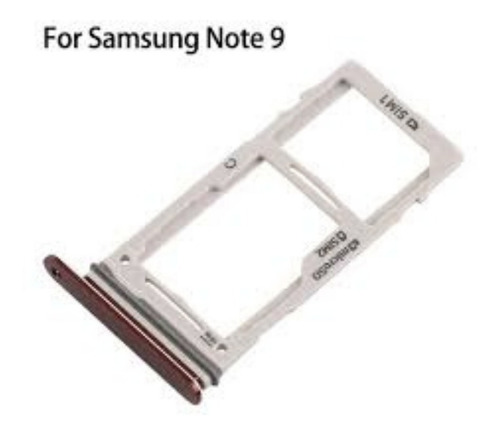 Bandeja Porta Sim Compatible Con Samsung Note 9 Dual
