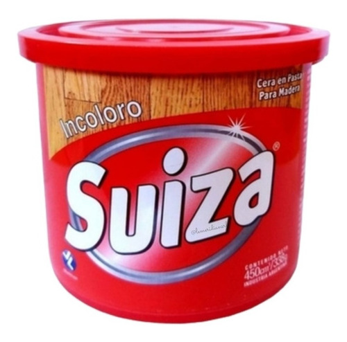 Suiza Cera Pasta Natural Para Pisos X 450 Cc.