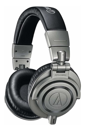 Fone de ouvido over ear Audio Technica M Series ATH M50x cinza fosco