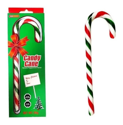 Pack 2 Dulces Baston Navideño De Caramelo Xl / Dulce Navidad