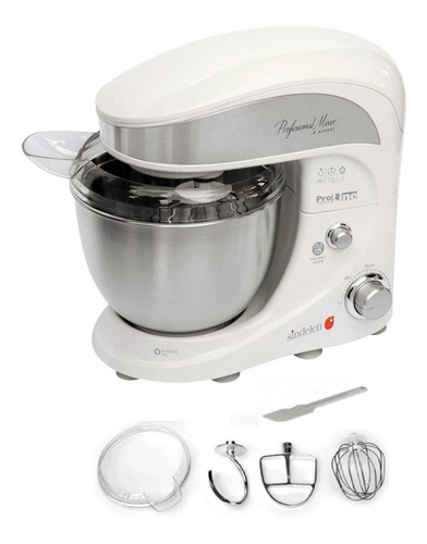 Imagen 6 de 12 de Batidora de pie Sindelen Proline BP-4500BL blanca 50 Hz 220 V - 240 V