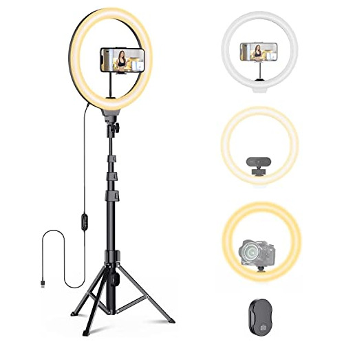 Fugetek 10.2  Selfie Ring Light TriPod Kit, Phone 3scse