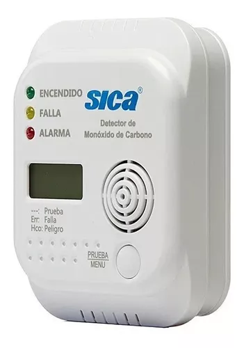 Detector De Mónoxido De Carbono Sica Con Display - Alarma - $ 98.068