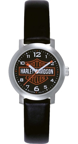 Reloj Harley Davidson By Bulova Dama 76l10 Nuevo Original
