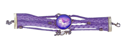 Unicornio Pulseras, Mxucn-001, 1pza, Morado, Unicornio, 