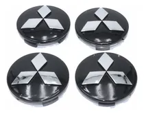 Comprar 4 Tapas Centro Rin Mitsubishi Outlander Lancer 60mm Chrome