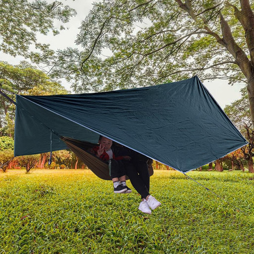 Lona Liviana Para Carpa Impermeable, Fuerte Verde Oscuro