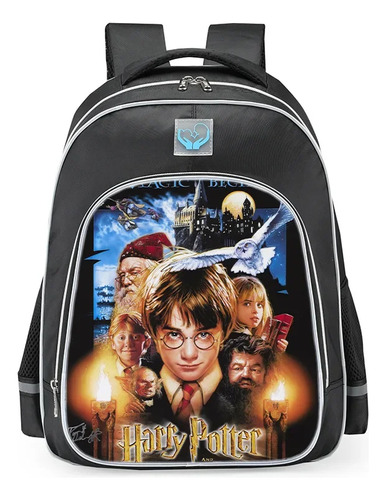 Mochila Impermeable Estampada De Harry Potter