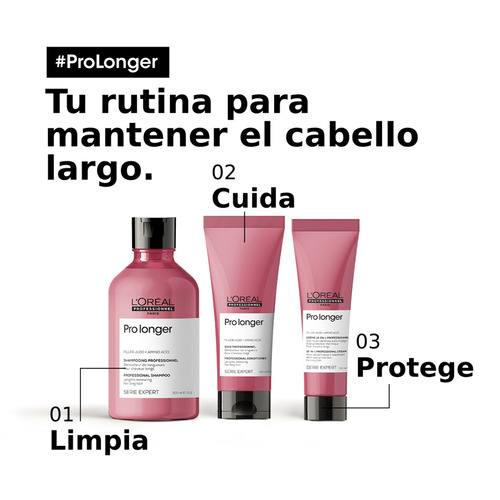 Imagen 5 de 7 de Acondicionador Renovador Largos 500ml L'oréal Professionnel