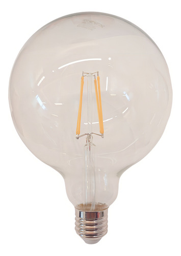 Lampara Led Globo Filamento 8w E27 Cálida Dimmer Glowlux Color de la luz Blanco cálido