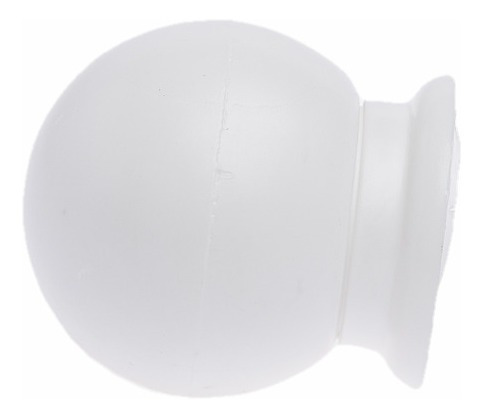 Imagem 2 de 3 de Kit 20 Puxador De Gaveta Porta De Armário Bola Branco