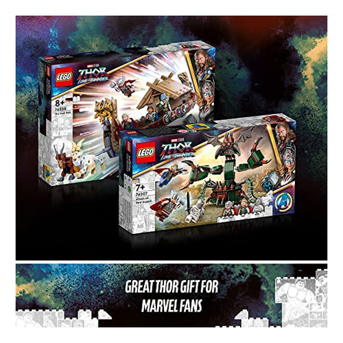 Kit De Construcción Lego Marvel Attack On New Asgard 76207 T