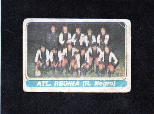 Fulbito 1974, Figurita Formacion De Atletico Regina, Mira!!!