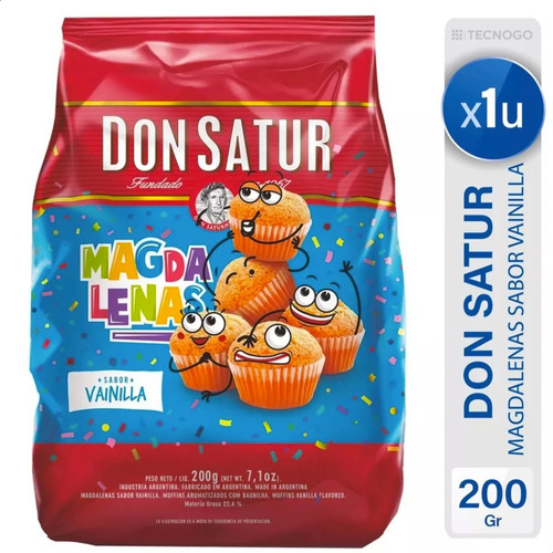 Magdalenas Don Satur Sabor Vainilla Dulces - Mejor Precio