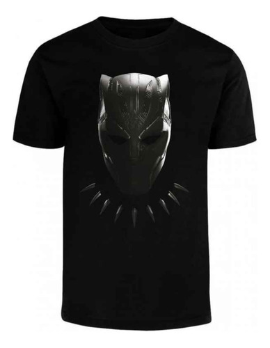 Remera: Marvel-black Panther Mask