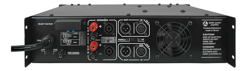 Amplificador de Som Potencia Profissional Als 3000 4 Ohms (3000 Watts Rms) 2 Canais Cor Preto Potência De Saída Rms 3000 W