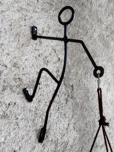 Imagen 2 de 7 de Macetero Base De Pared Porta Macetas Colgante