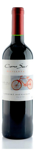 Vino Tinto Chileno Cabernet Sauvignon Cono Sur Bicicleta 750ml