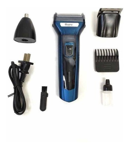 Imagen 3 de 10 de Maquina De Afeitar Recargable 3 En 1 Pelo Barba Nariz Bigote