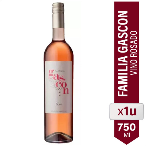 Vino Familia Gascon Rose Malbec - 01bebidas