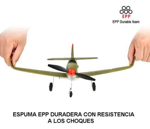 Avión Clasico P39 Airacobra Rc 4ch Top Rc Hobby Caja/regalo