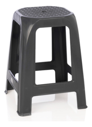 Combo Silla Butaco Plástico X 12 Económico Apariencia Tejida Color Negro