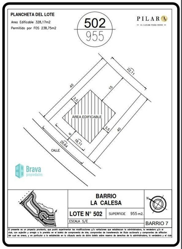 Imagen 7 de 8 de Oportunidad!!!! Lote De 955 Mts. Excelente Ubicacion.-