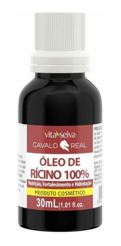 Imagem 1 de 8 de Óleo De Rícino 100% Vegetal Vita Seiva Umectante 30ml