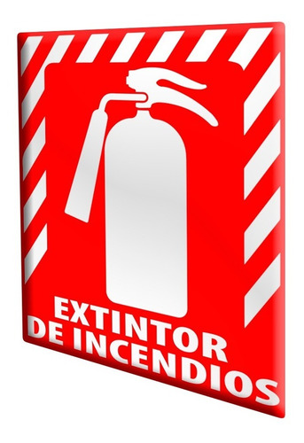 Letrero Extintor De Incendio Señalética Cartel Obligatorio