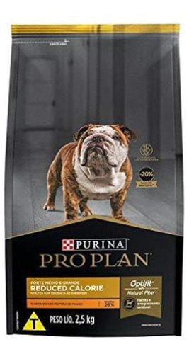 Pro Plan Cães Reduced Calorie Med Gde 2,5kg