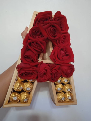 Cajas En Madera Mdf Para Flores Rosas Letras Huacal Guacales | MercadoLibre