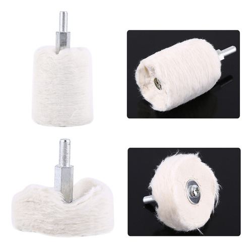 Rueda De Mopa Para Pulir Algodón, 4 Piezas, Varias Formas