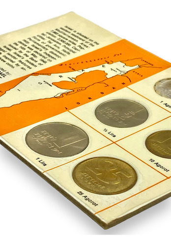 Antiguo Set 6 Monedas Israel Año 1966 (Usado)