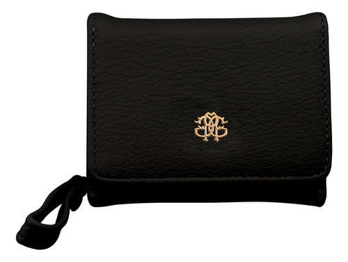 Cartera Para Dama Monedero Mini Ejecutiva Elegante Juvenil Color Negro - Bk Ccg-15