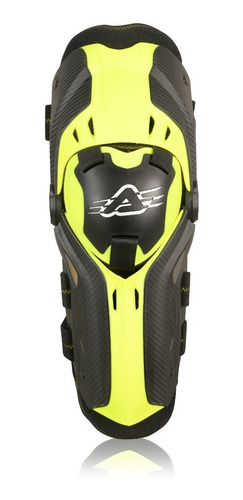 Rodilleras Articuladas Acerbis Gorilla Negro + Amarillo Bamp