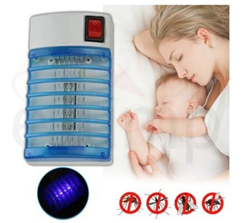 Imagen 7 de 10 de Lampara Mata Mosca Mosquito Led Portatil Enchufable 220v Eco