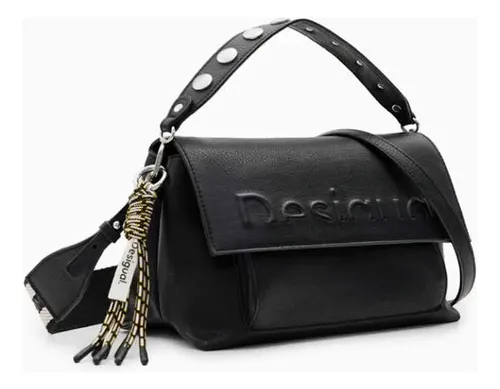 Cartera desigual negra new arrivals